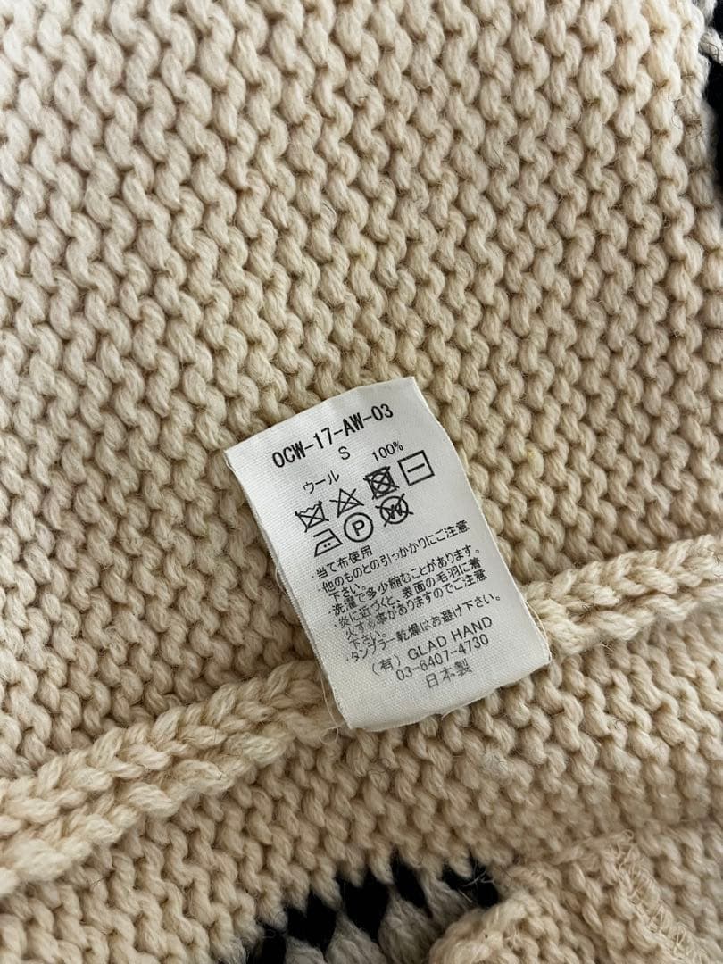 OLD CROW GLAD HAND カウチンニット