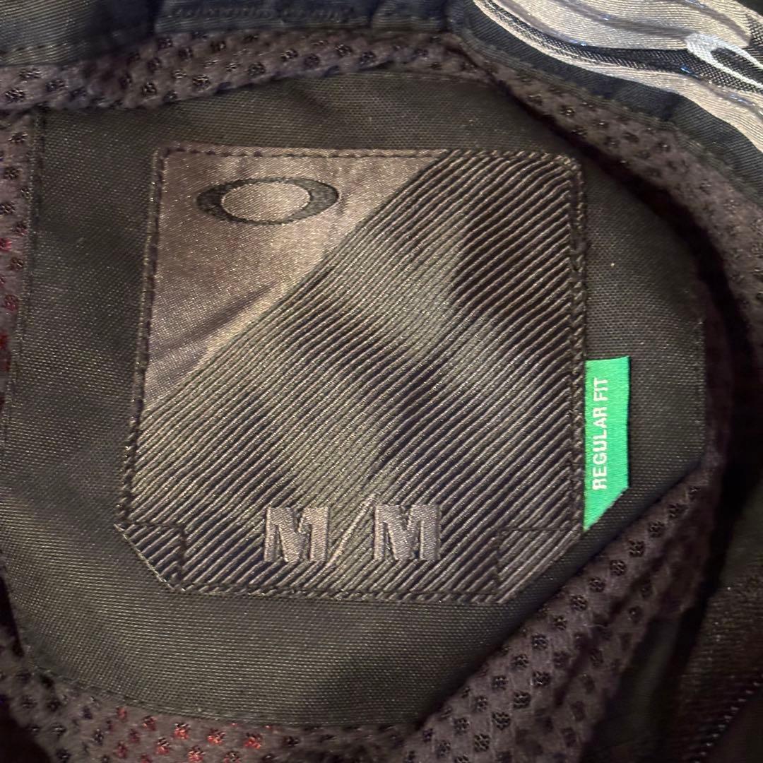 【オークリー】スキー　スノボーパンツ　M 黒　刺繍ロゴ　11年製　希少品　k