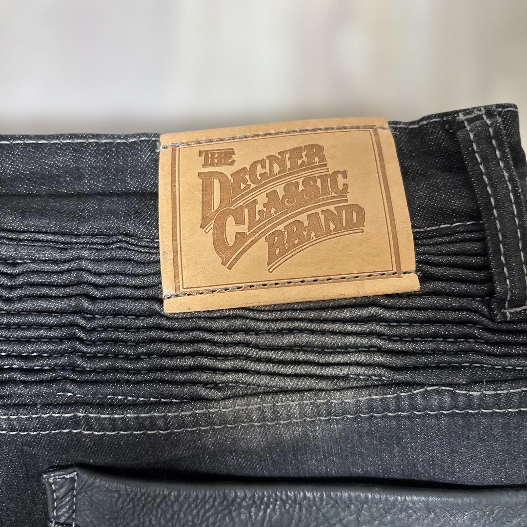 【新品タグ付 サイズL】DEGNER 牛革ヒートガード デニムパンツ DP-27