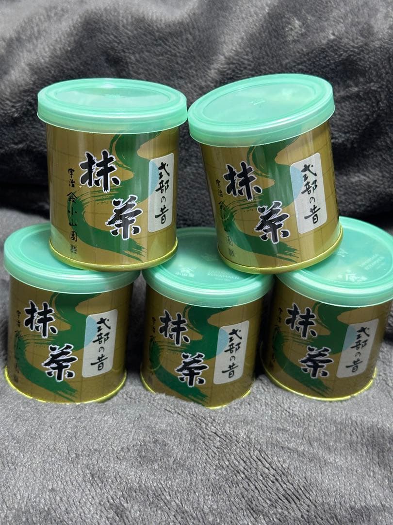 式部の昔 山政小山園 抹茶 30g 5缶
