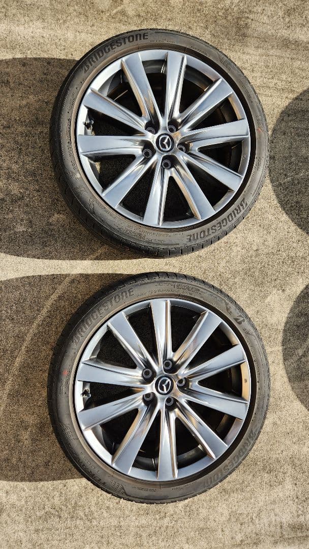 MAZDA６純正19インチ タイヤ・ホイール2本