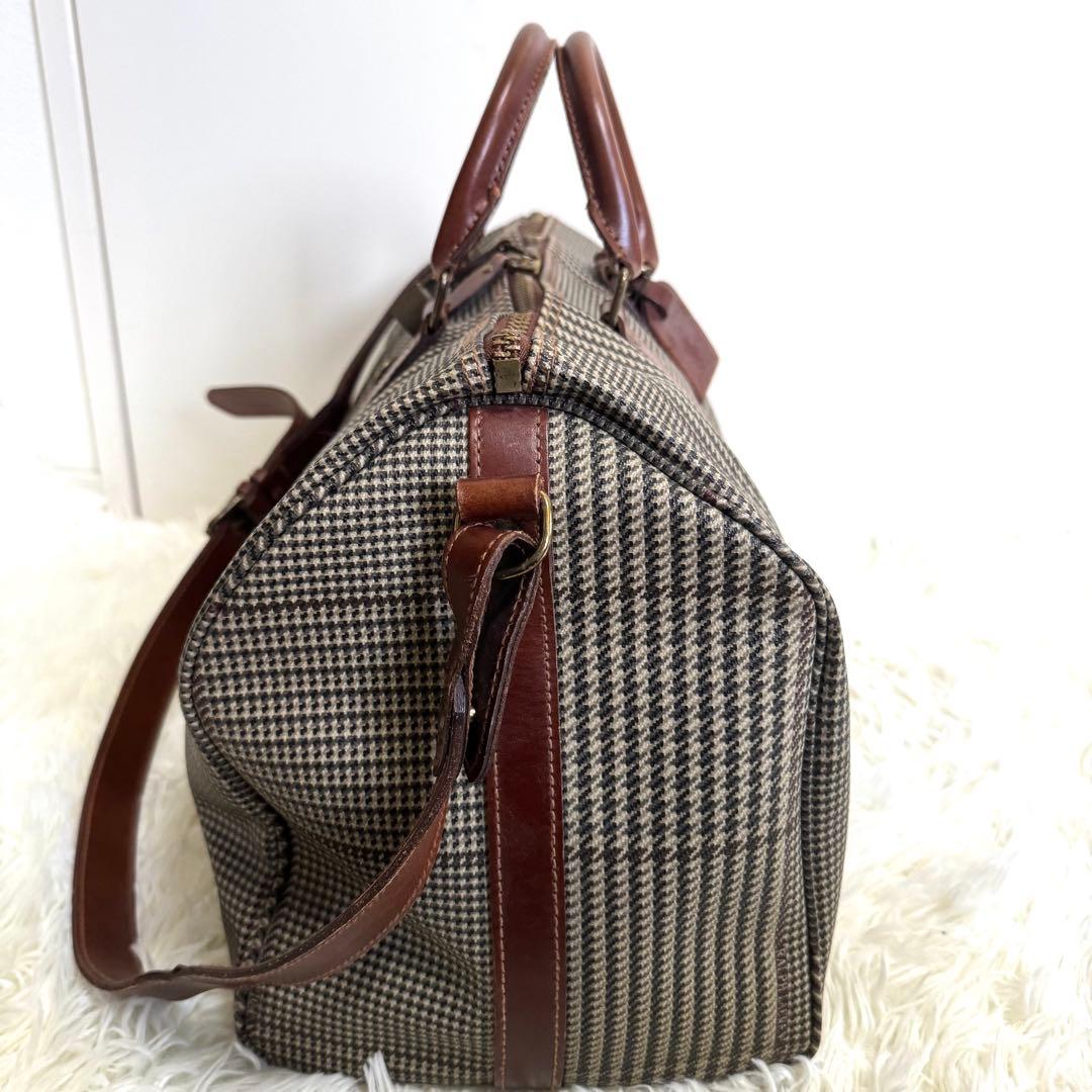 【美品】ポロラルフローレン ボストンバッグ 2way ショルダー 本革 大容量