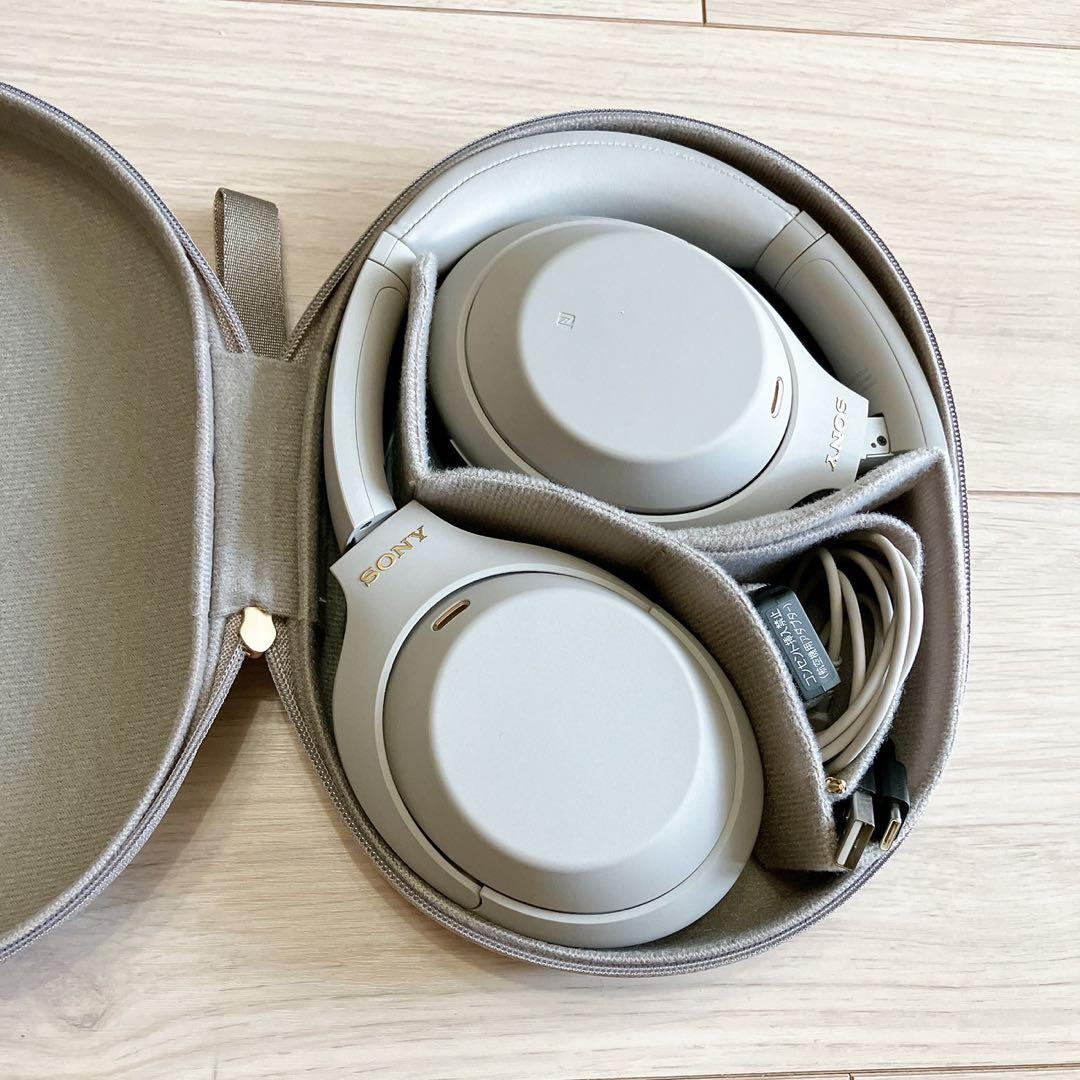 SONY WH-1000XM4 ワイヤレスヘッドホン プラチナシルバー
