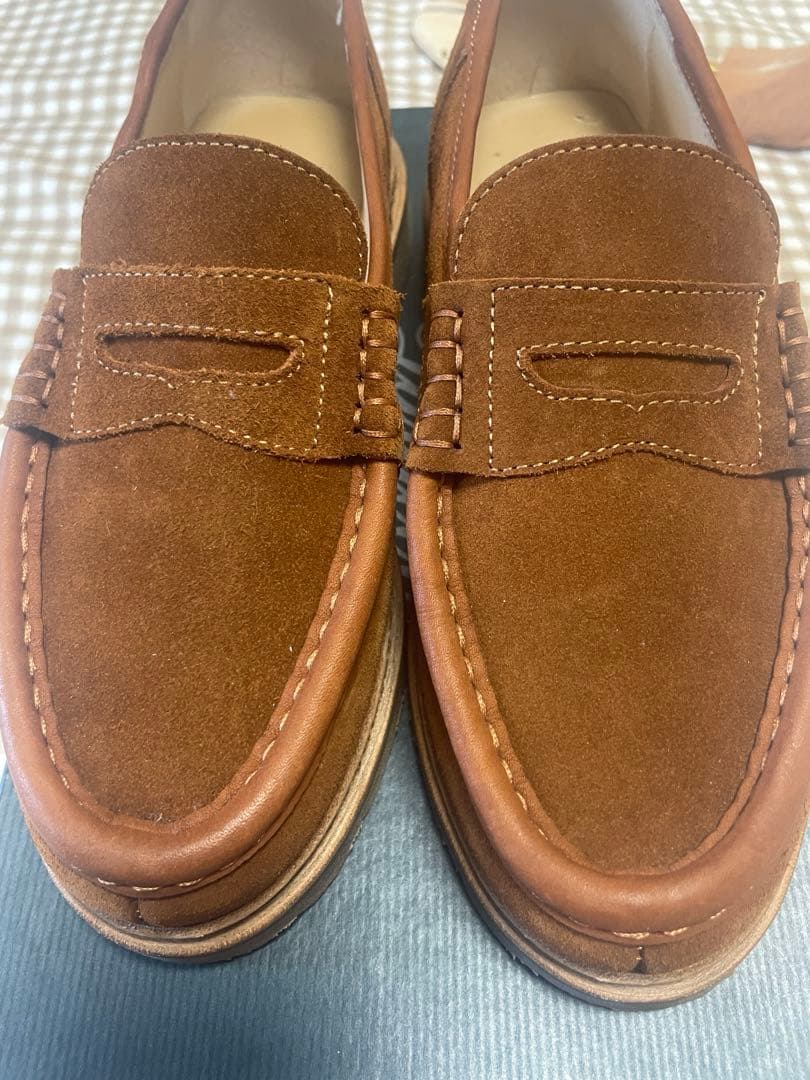 【美品】パラブーツ ランス UK5 ブラウン　スウェード