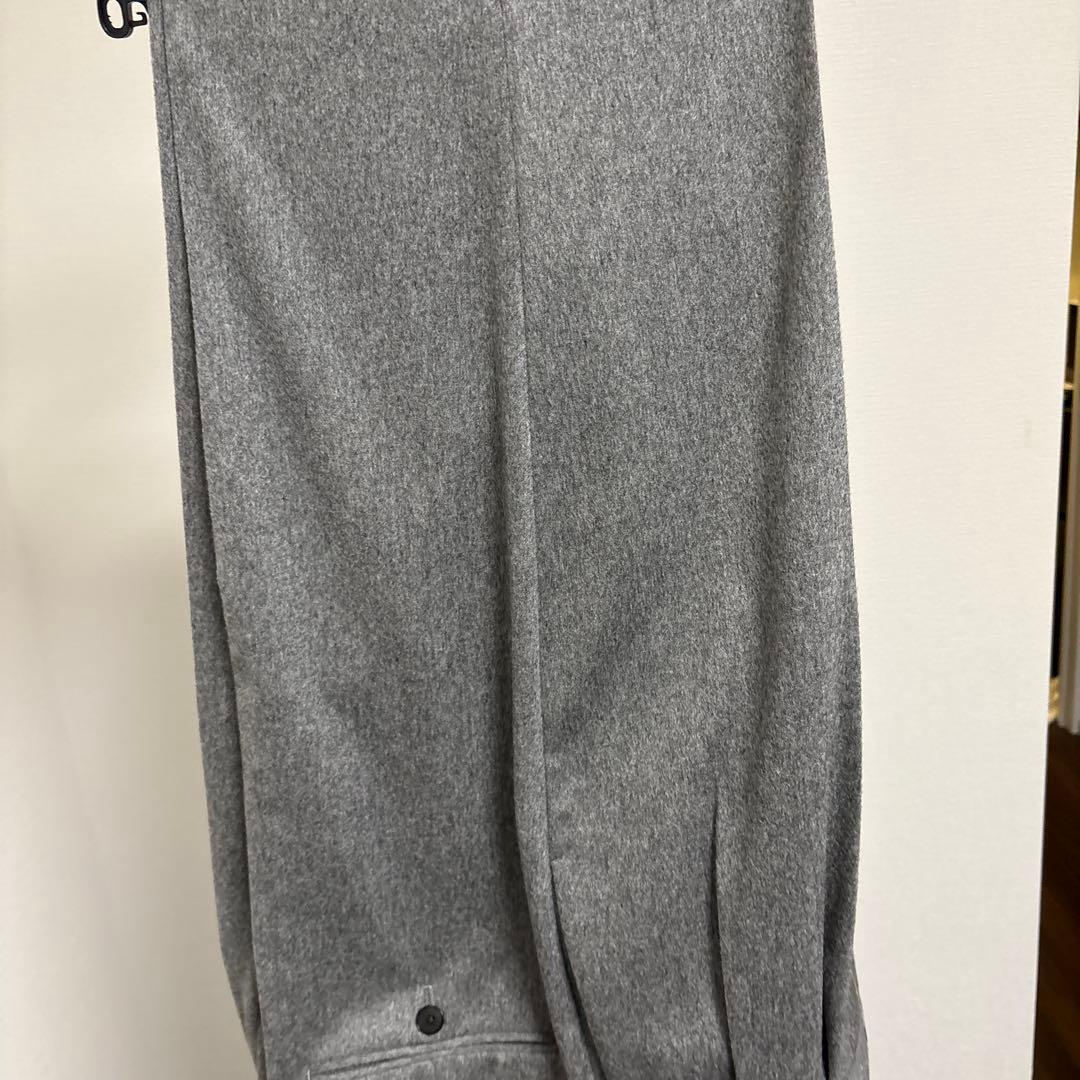 パンツ AURALEECASHMERE MOLESKIN TWO-TUCK SLACKS