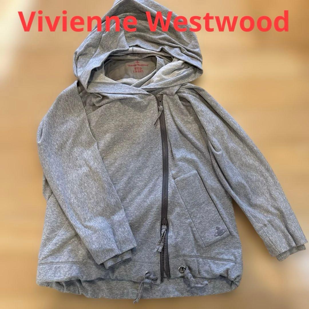 Vivienne Westwoodダブルジップ変形パーカーコットンジャケット　M