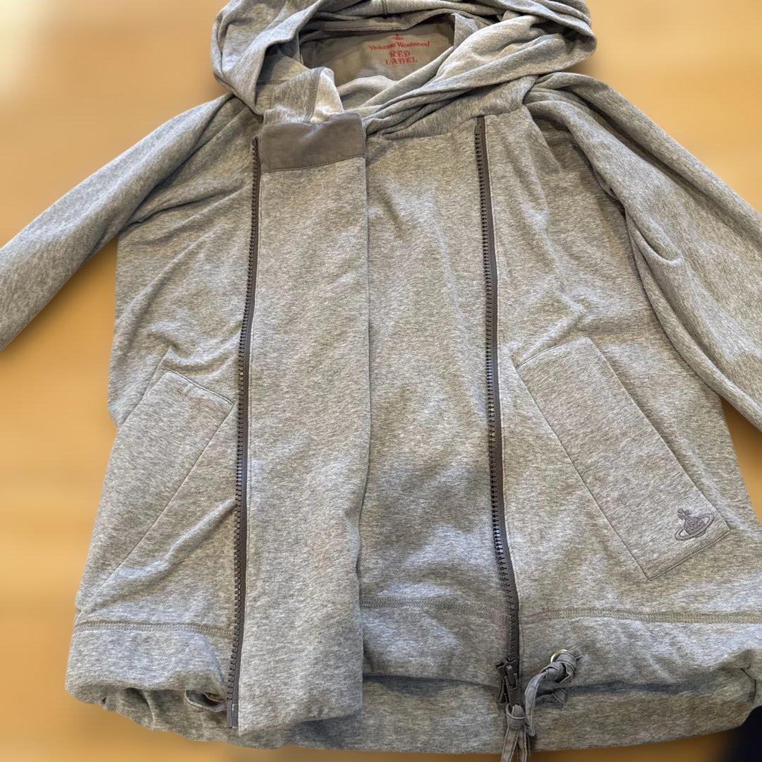 Vivienne Westwoodダブルジップ変形パーカーコットンジャケット　M