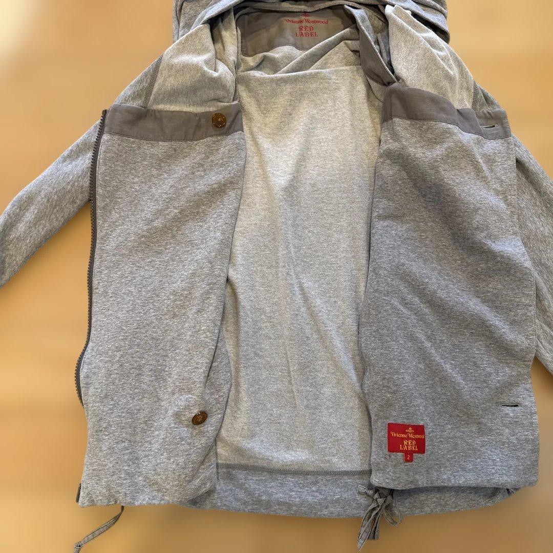 Vivienne Westwoodダブルジップ変形パーカーコットンジャケット　M