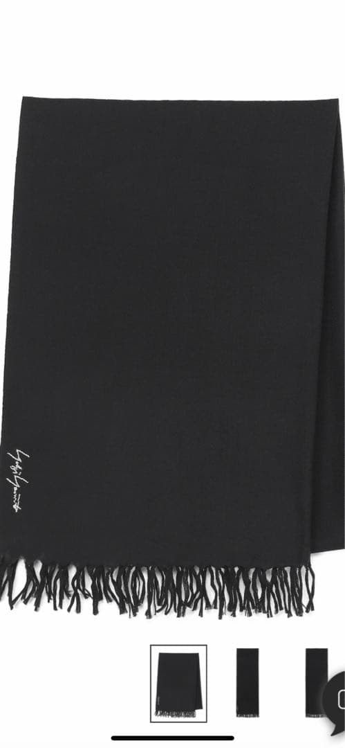 「新品未使用」ヨウジヤマモト PASHMINA SCARVES