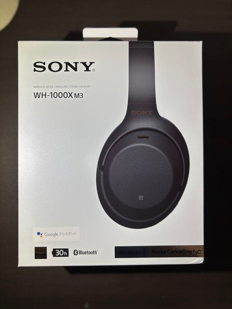 SONY WH-1000XM3 ブラック　航空機用アダプター欠品