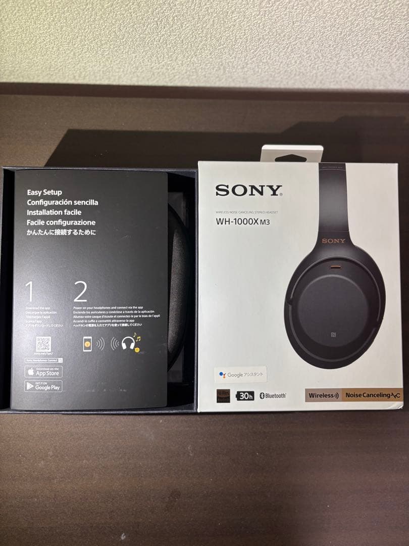 SONY WH-1000XM3 ブラック　航空機用アダプター欠品