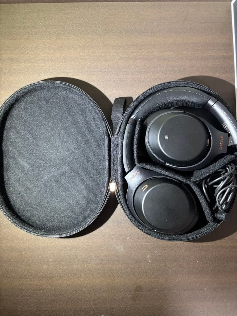 SONY WH-1000XM3 ブラック　航空機用アダプター欠品