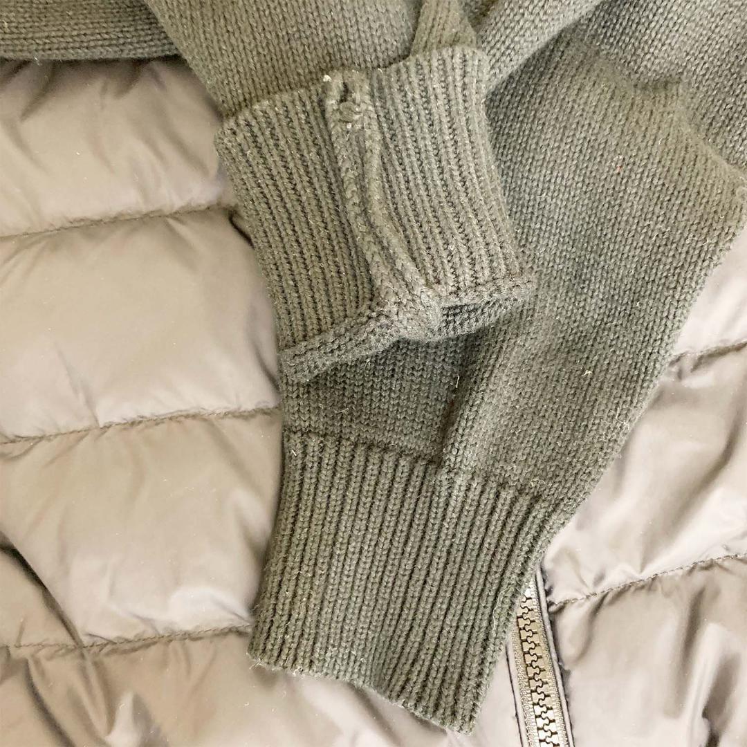 【良品】モンクレール マグリア カーディガン ニット切替 ダウンジャケット