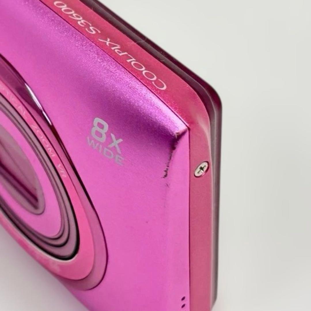 美品✨Nikon COOLPIX S3600 ピンク 動作確認済 送料無料 匿名