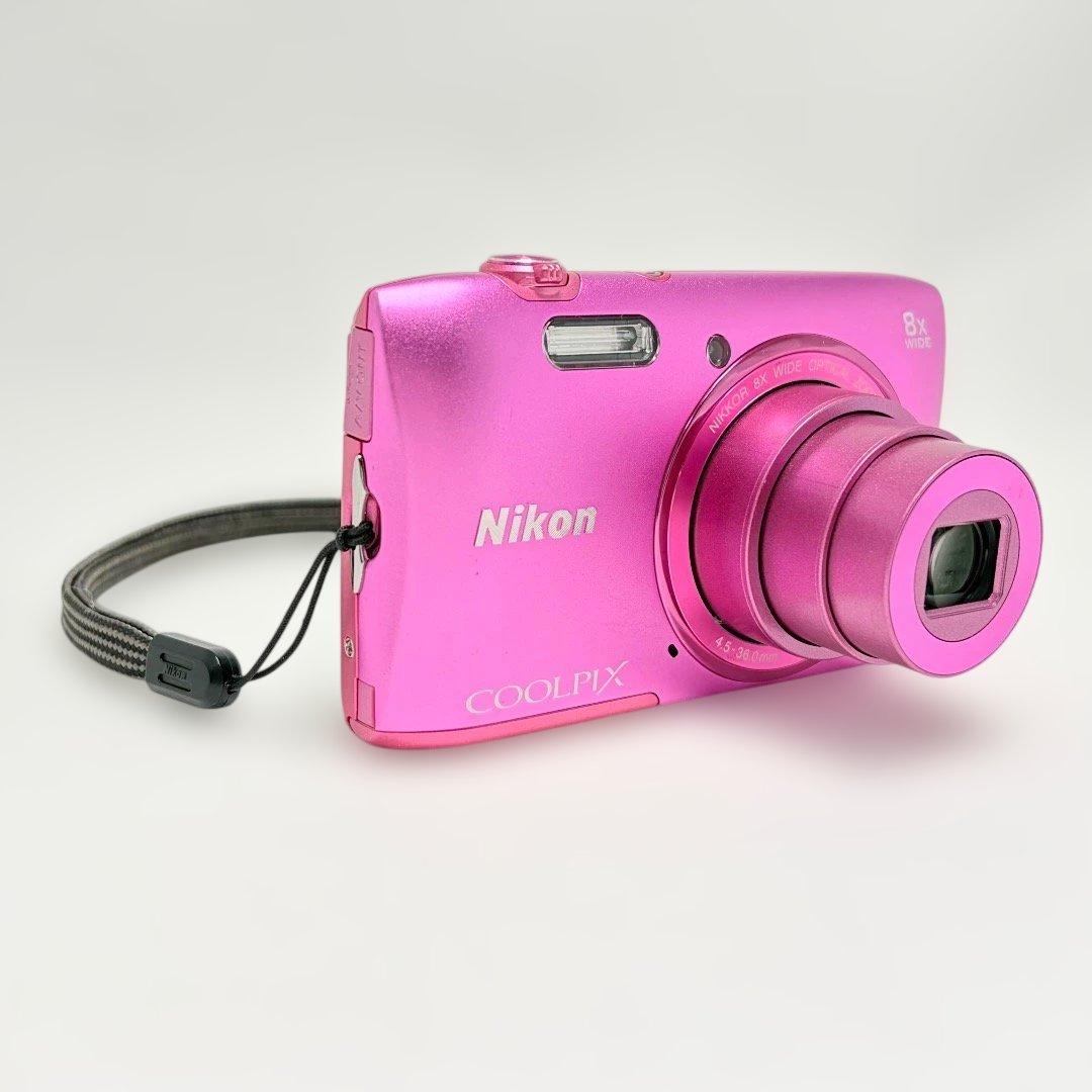 美品✨Nikon COOLPIX S3600 ピンク 動作確認済 送料無料 匿名