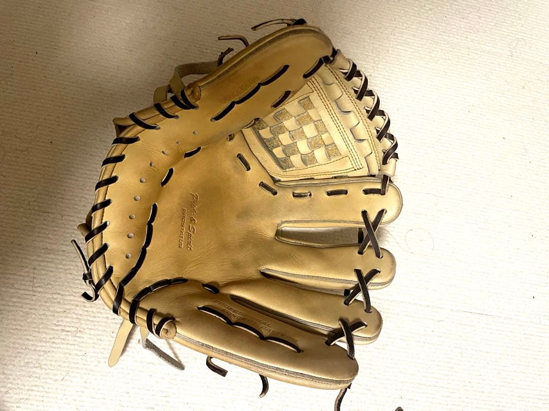 ZETT プロステイタス 軟式グローブ ベージュ