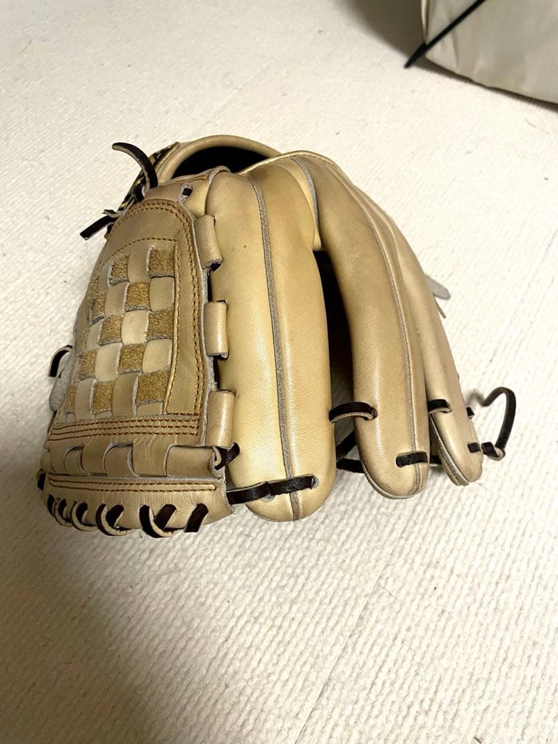 ZETT プロステイタス 軟式グローブ ベージュ