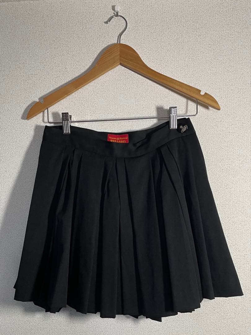 L*a様 ヴィヴィアンウエストウッド プリーツスカート 黒 Mサイズ