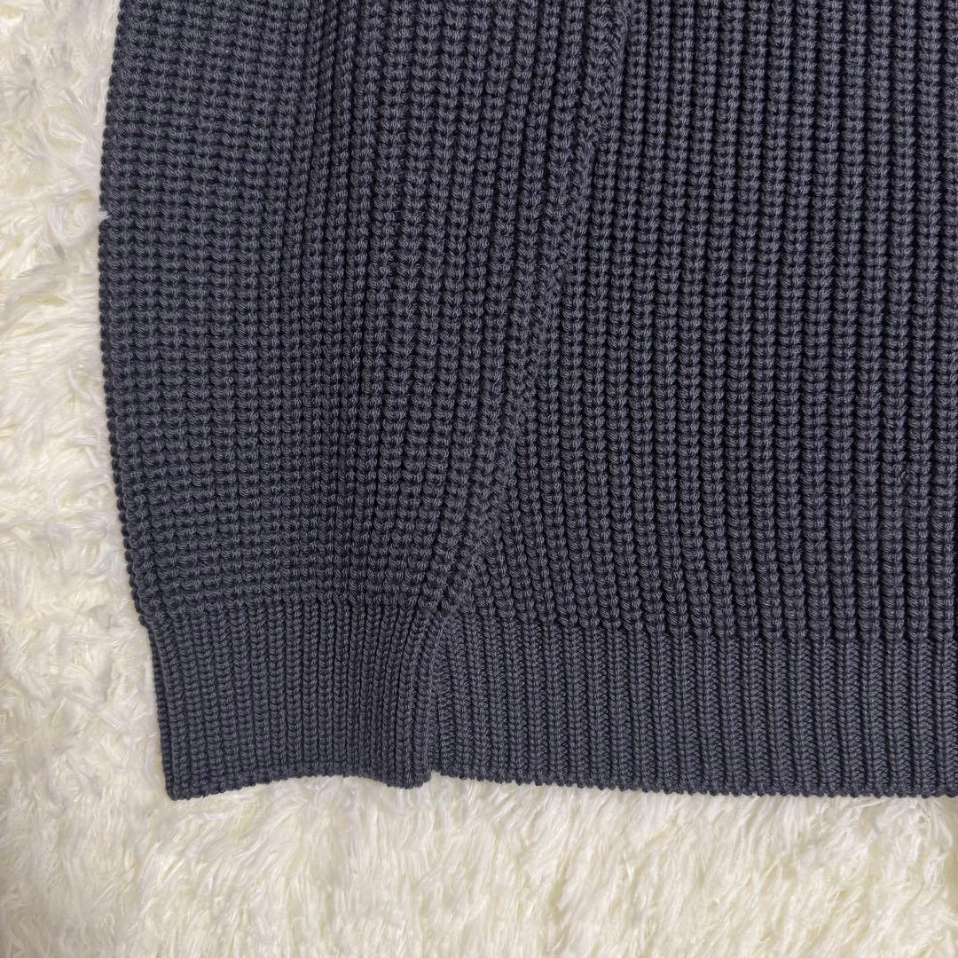 バトナー BATONER シグネチャー クルーネック ニット グレー Lサイズ