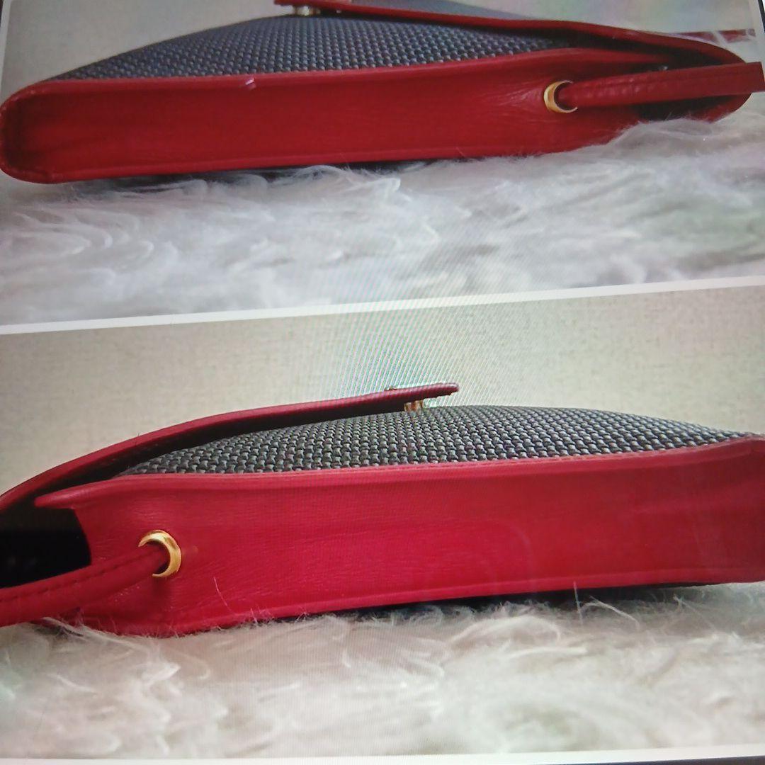 YSL ショルダーバッグ ダークグレー/ピンク