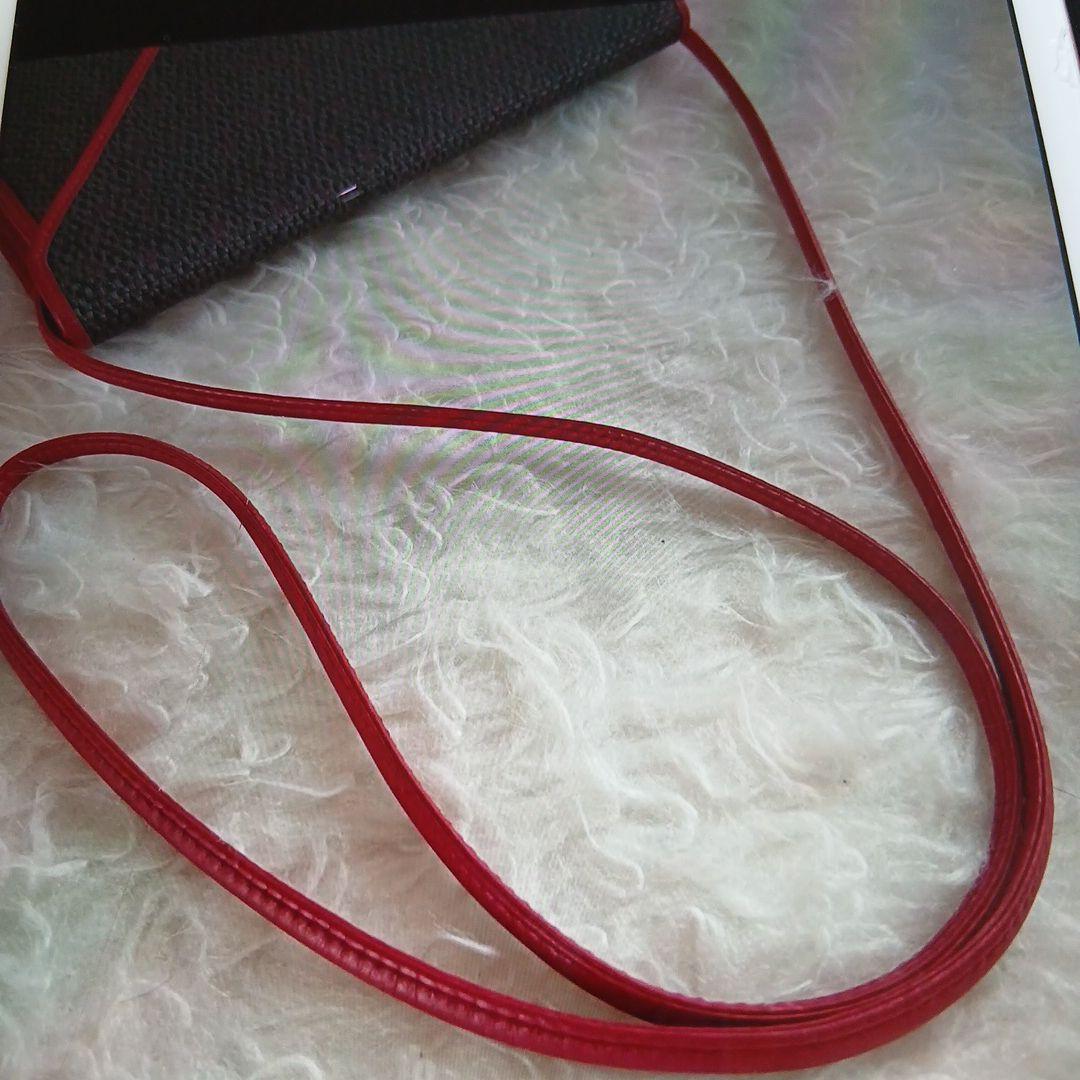 YSL ショルダーバッグ ダークグレー/ピンク