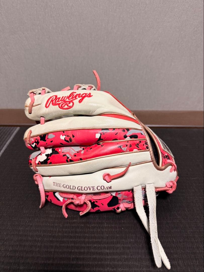 【最終値下げ！】Rawlings 軟式グローブ 赤/白