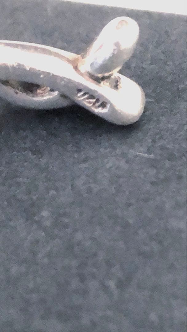 UZU Silver925花柄カッティング 水晶バングルL362