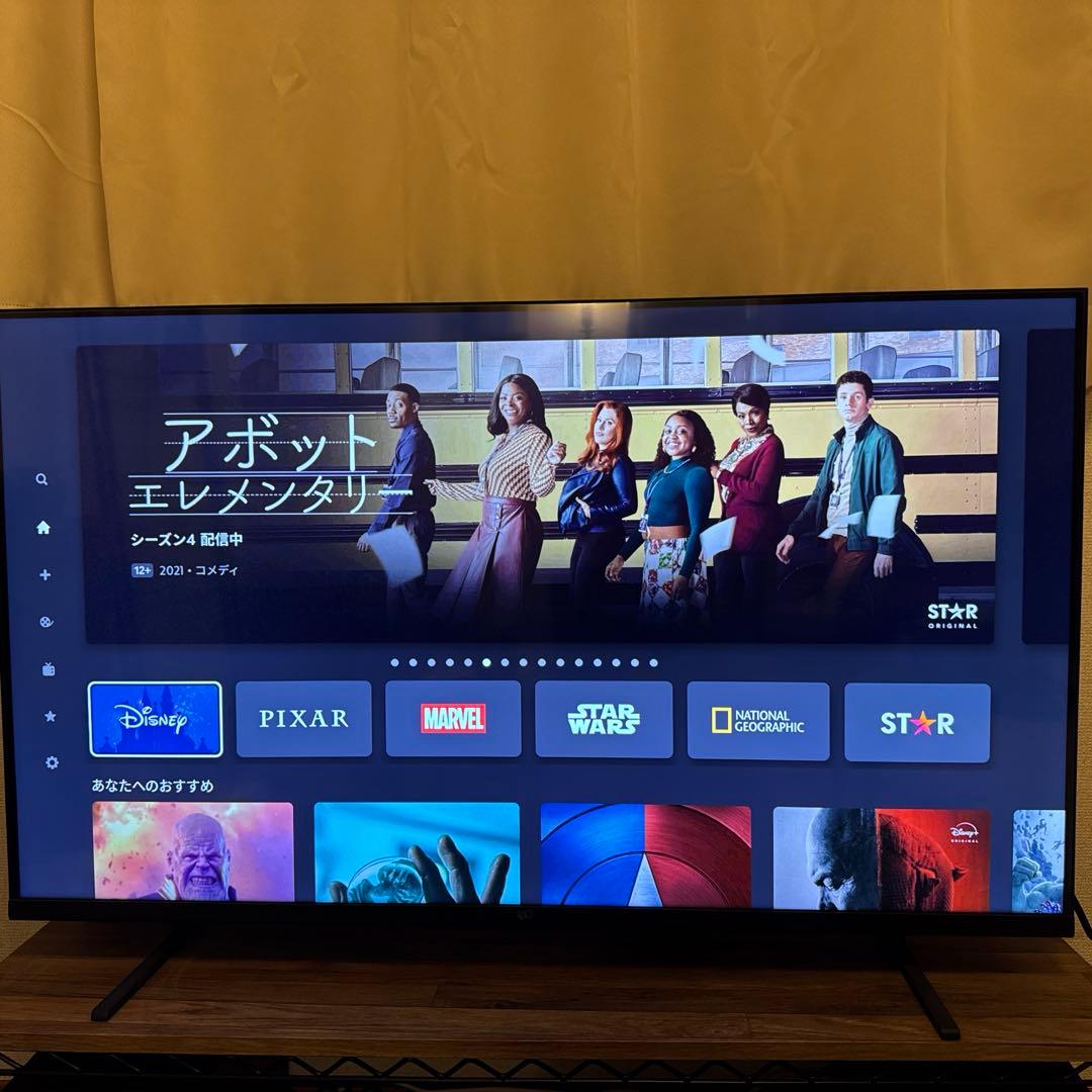 FPD チューナーレステレビ 43V型 4K Google TV