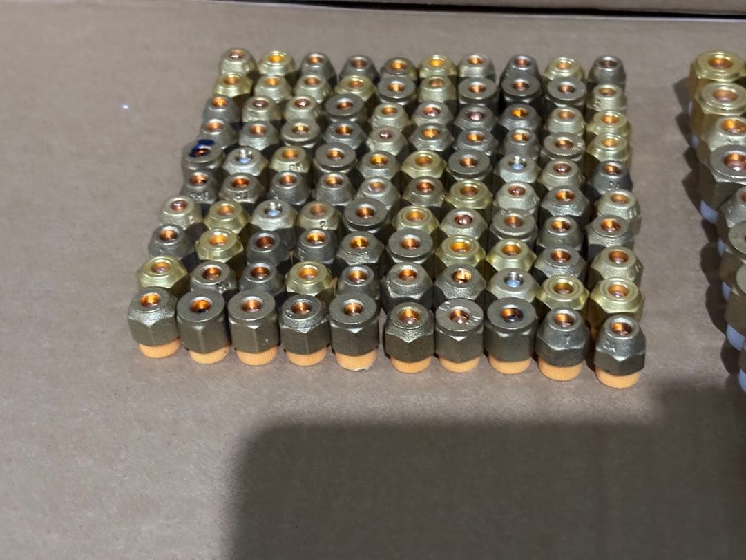 エアコン用フレアナット 2分100個3分100個