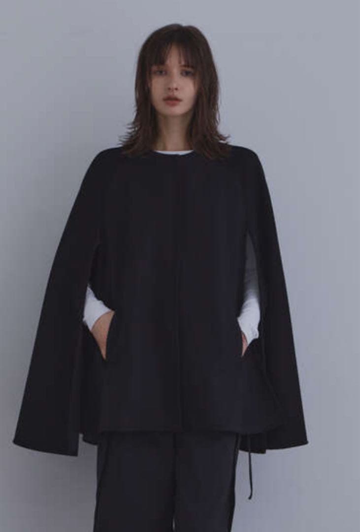 LE PHIL ルフィル スポンディッシュケープ ブラック