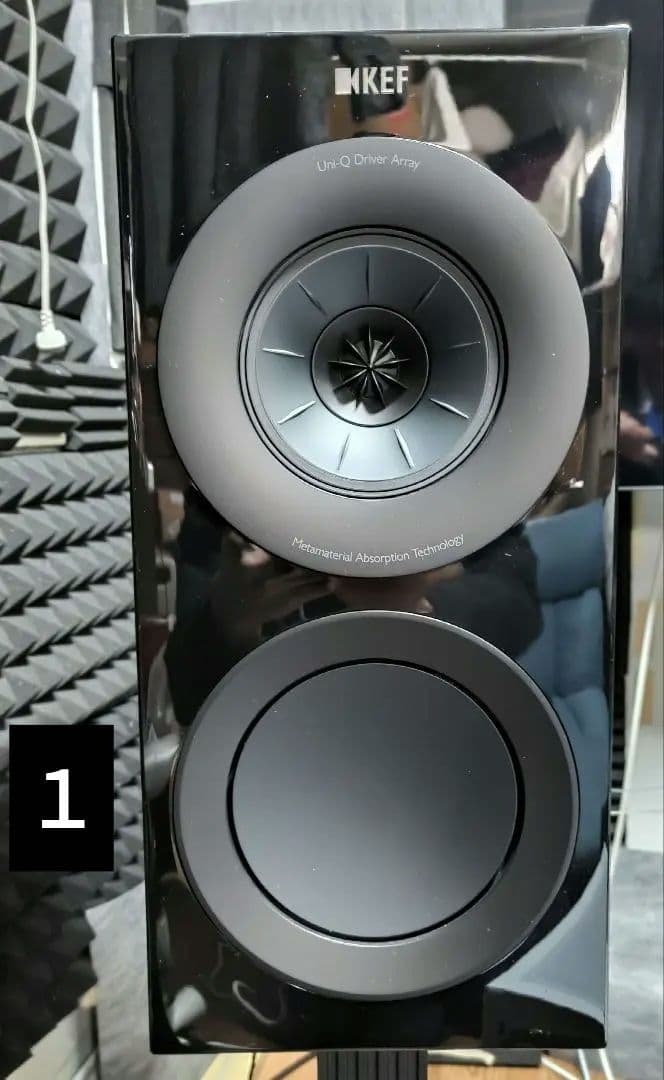 KEF R3  ピアノブラック　ペア　オーディオスピーカー