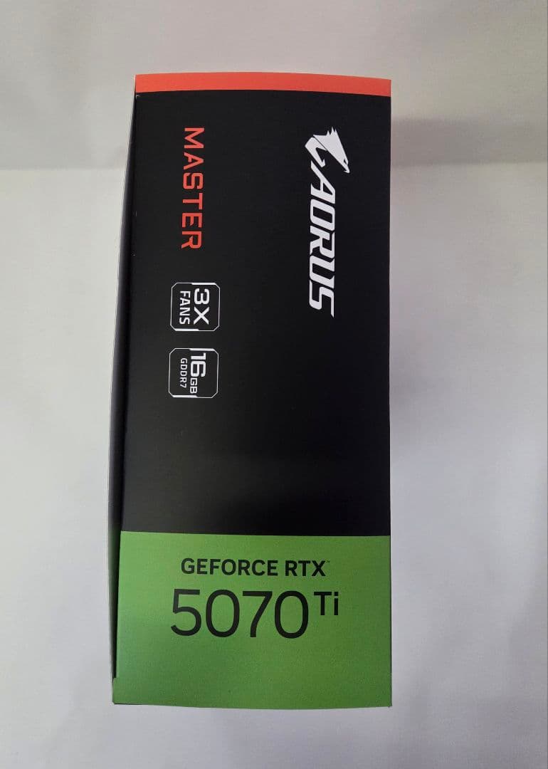 新品　 AORUS　MASTER GeForce RTX5070Ti