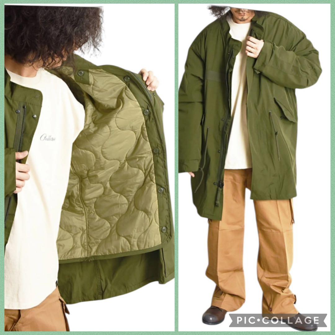 HOUSTON 米軍 M-65 モッズコート ミリタリージャケット オリーブ