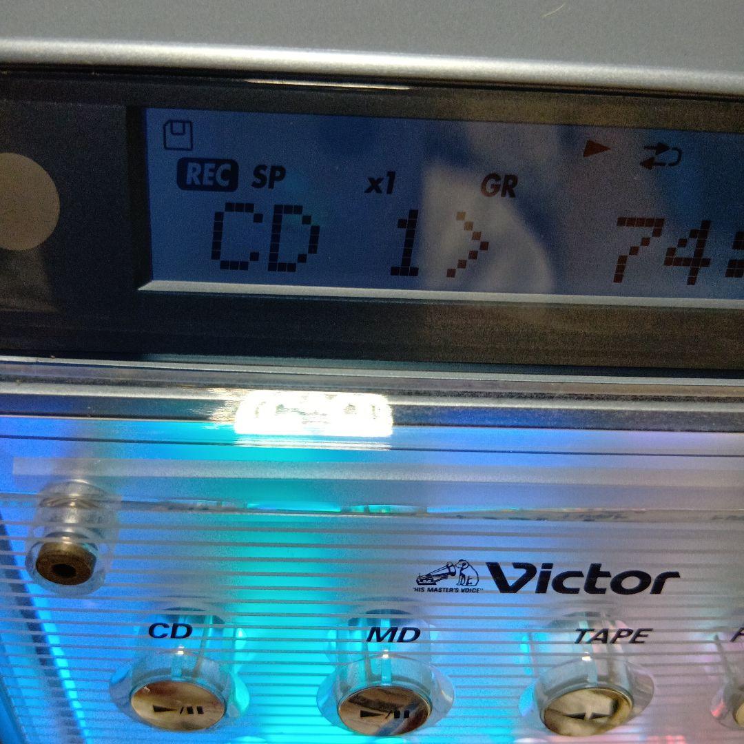 Victor Clavia CD/MDポータブルシステムRC-ZX25MD-A