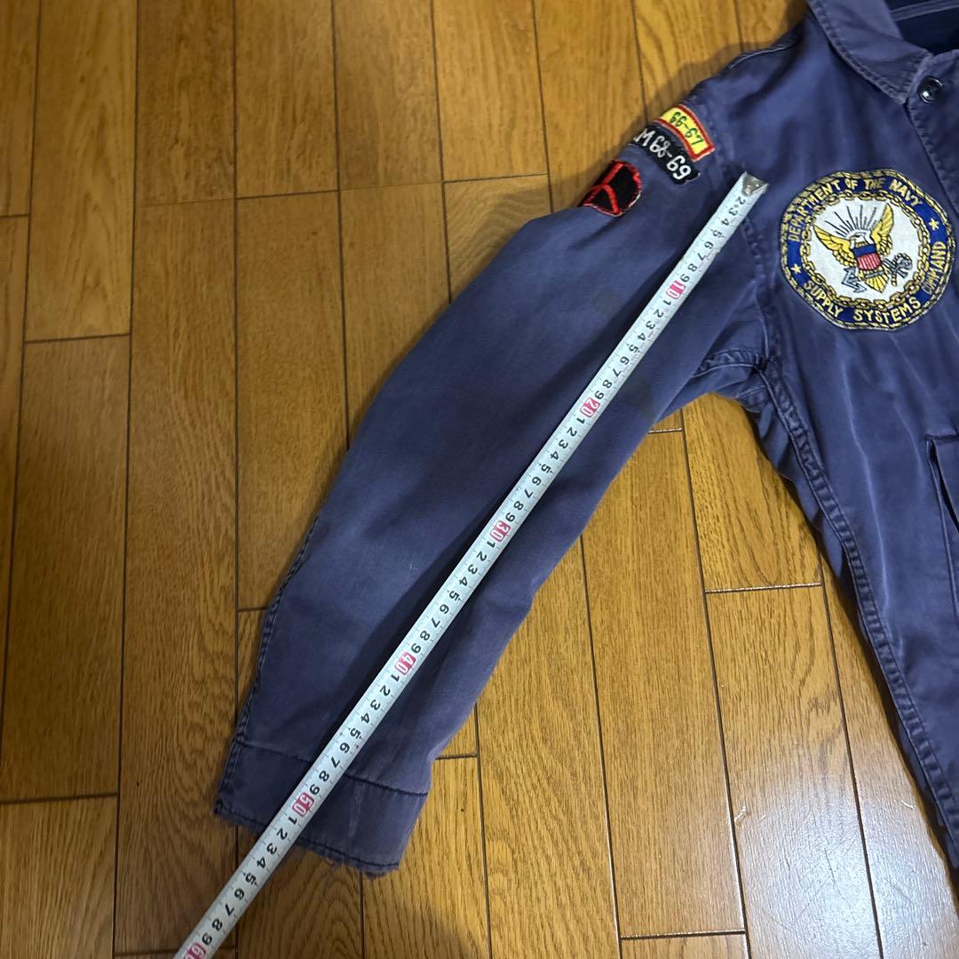 60〜70sモールスキンジャケット　パッチ付き