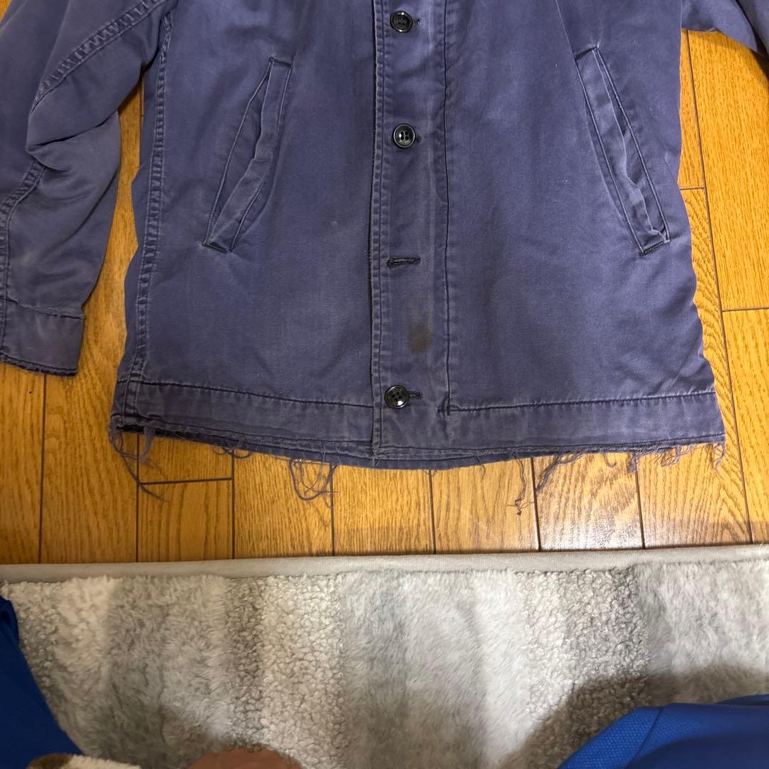 60〜70sモールスキンジャケット　パッチ付き