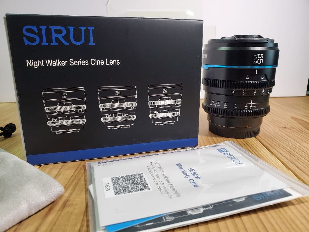 SIRUI Night Walker 55mm T1.2 Eマウント シネレンズ