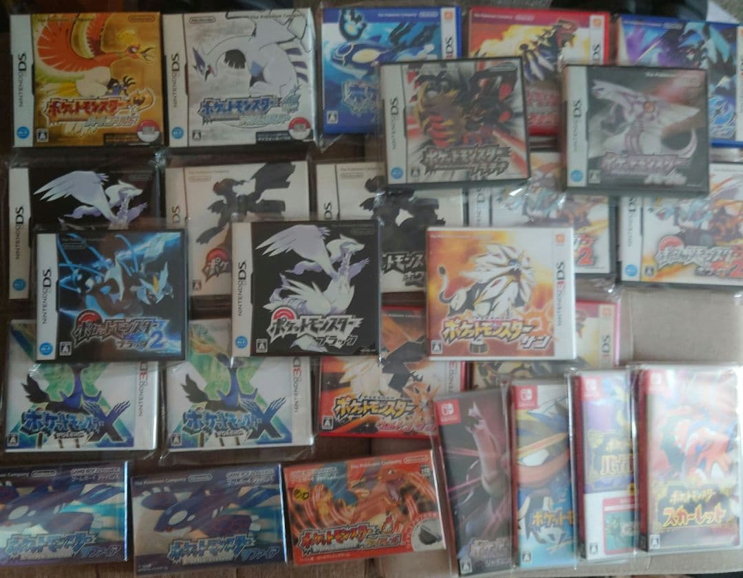 ニ*ュ様 【⚠空箱⚠】ポケモン ゲームソフト 空箱 説明書等【⚠空箱⚠】