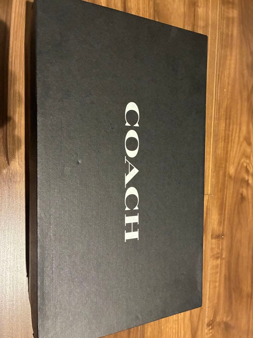 【美品】コーチ シボ革 プレーントゥ グラハムダービーシューズ 26cm 茶