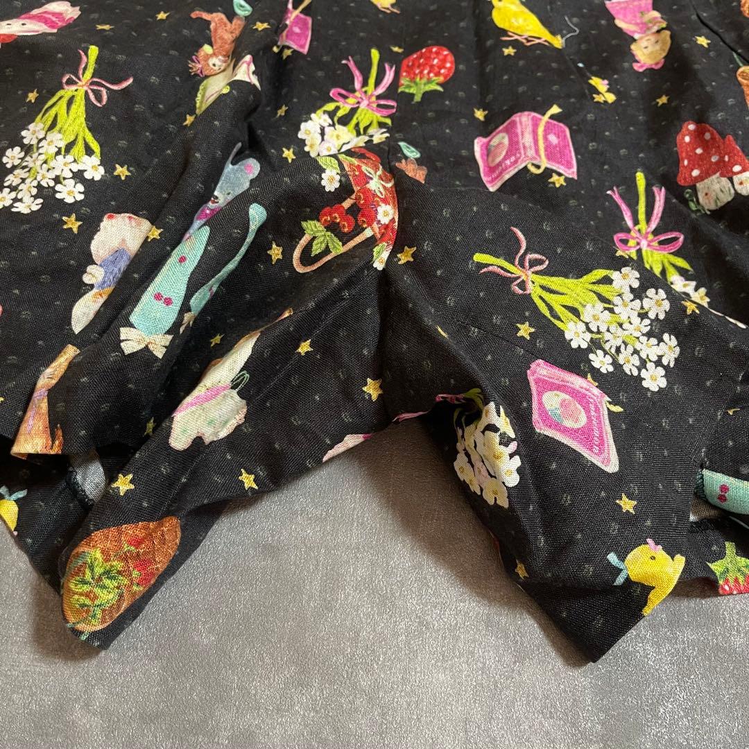 美品 yukiemon ユキエモン 人気テキスタイル ショート パンツ FREE