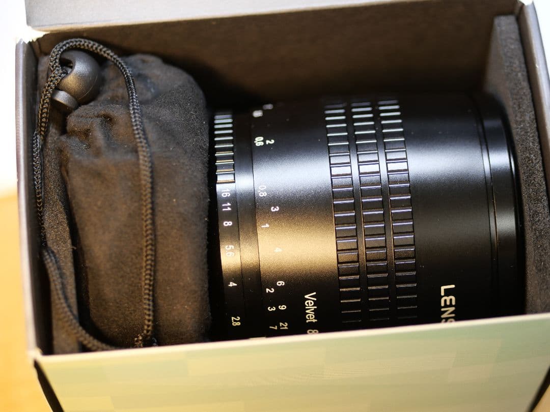 LENSBABY VELVET 85 85ｍｍ F1.8 マイクロフォーサーズ黒