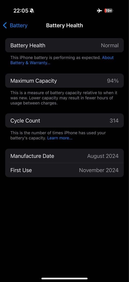 【海外版】Apple iPhone 16 Pro 256GB ブラック・チタン