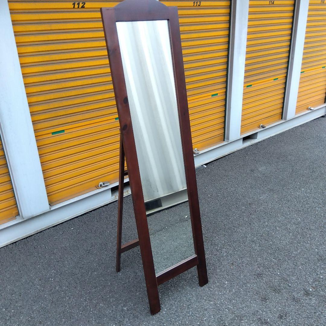 塩川光明堂 レトロ　スタンドミラー