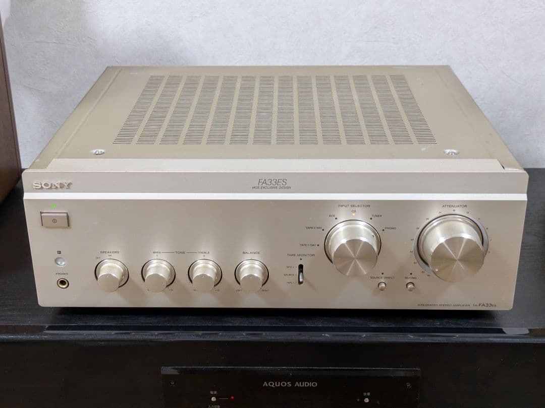 マサキヨ　SONY TA-FA33ES 動作良好です!