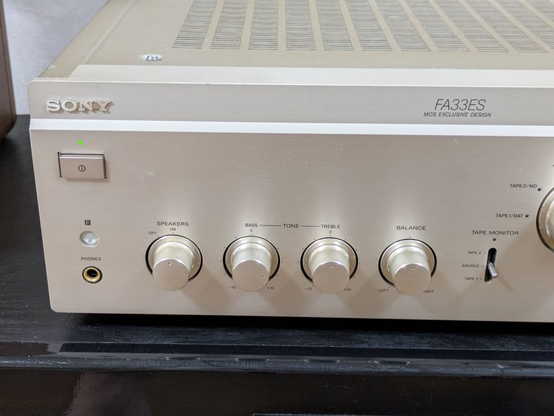 マサキヨ　SONY TA-FA33ES 動作良好です!