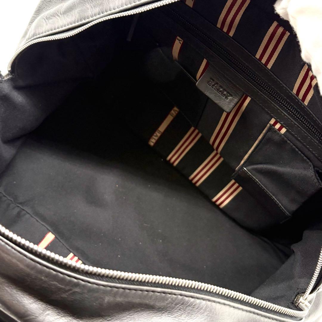 【美品】BALLY ボストンバッグ レザー トレインスポッティング レザー 黒