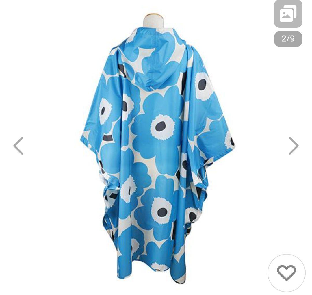 新品未使用未開封マリメッコmarimekkoレインポンチョ　ウニッコ　国内正規品