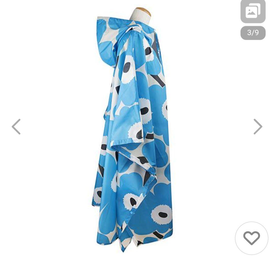 新品未使用未開封マリメッコmarimekkoレインポンチョ　ウニッコ　国内正規品