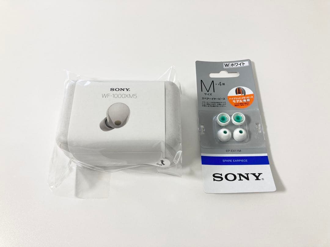 SONY WF-1000XM5 ワイヤレスイヤホン プラチナシルバー