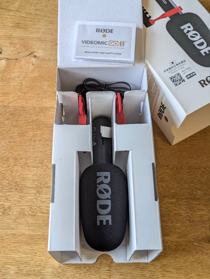 SORA RODE VIDEOMIC GO II マウントに傷あり 動作正